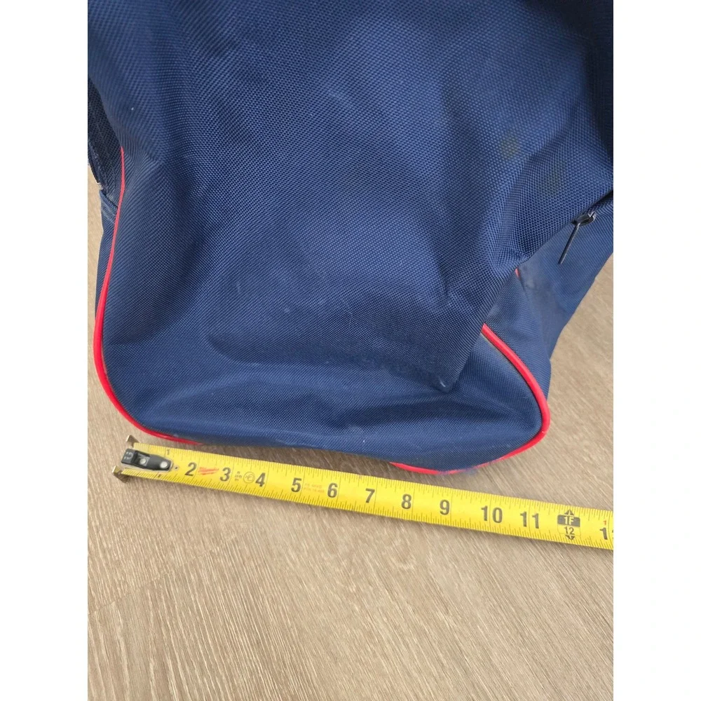 Vintage Nike Navy Red Duffle Bag Sports Gym Travel Gear Duffel‎ Carry-On